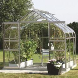 Serre de jardin Diana 5m² en aluminium et verre de sécurité 3mm - Vitavia