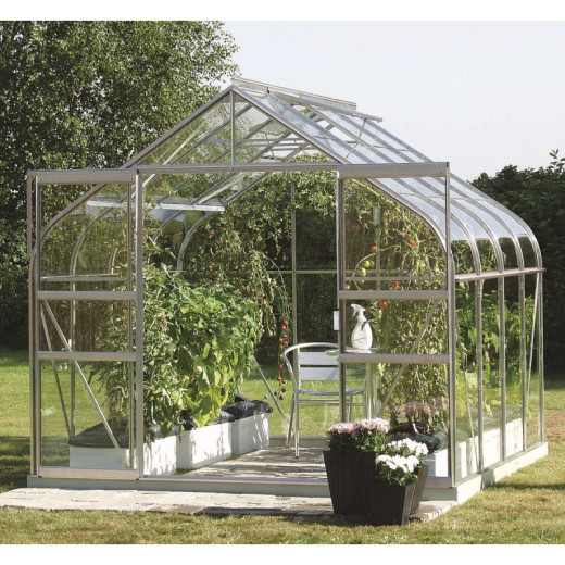 Serre de jardin Diana 6,7m² en aluminium et verre de sécurité 3mm - Vitavia