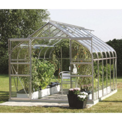 Serre de jardin Diana 9,9m² en aluminium et verre de sécurité 3mm - Vitavia