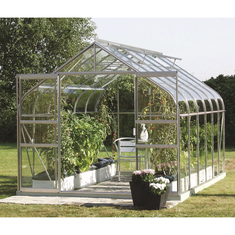 Serre de jardin Diana 9,9m² en aluminium et verre de sécurité 3mm - Vitavia