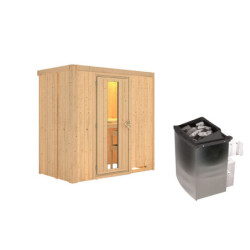 Sauna traditionnel VARIADO - poêle avec contrôle intégré sans couronne - KARIBU