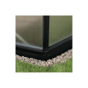 Embase en acier galvanisé noir pour serre de jardin 8,3 m² - Vitavia