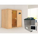 Sauna traditionnel VARIADO avec poêle 9000W ctrl externe sans couronne - KARIBU