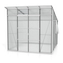 Serre de jardin Playa 7,6m² en aluminium anodisé et polycarbonate 6mm - Vitavia