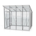 Serre de jardin Playa 5,9m² en aluminium anodisé et vitrage combiné - Vitavia