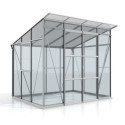 Serre de jardin Playa 5,9m² en aluminium anodisé et vitrage combiné - Vitavia