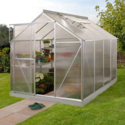 Serre Triton 5m² en aluminium et panneaux de polycarbonate 4mm - Vitavia