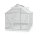 Serre Triton 6,2m² en aluminium et panneaux de polycarbonate 4mm - Vitavia