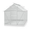 Serre Triton 6,2m² en aluminium et panneaux de polycarbonate 6mm - Vitavia