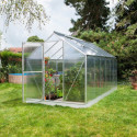 Serre Triton 7,5m² en aluminium et panneaux de polycarbonate 6mm - Vitavia