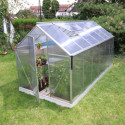 Serre Triton 7,5m² en aluminium et panneaux de polycarbonate 6mm - Vitavia