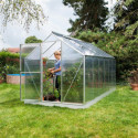 Serre Triton 7,5m² en aluminium et panneaux de polycarbonate 6mm - Vitavia