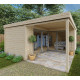 Abris de jardin en bois de 15 à 20 m²